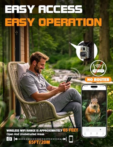 PH970S — Caméra de chasse solaire 4K WiFi — vue 3