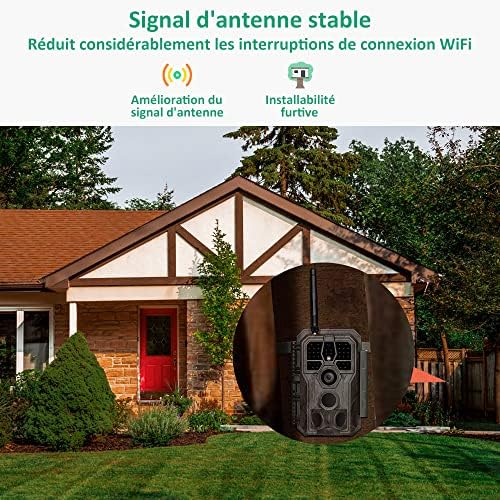 GardePro E8 — Caméra de chasse WiFi — vue 3