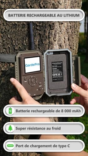 GardePro E8P — Caméra de chasse WiFi 64 MP — vue 2